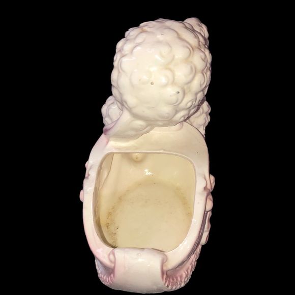 Vintage Sweet Faced Lamb Planter by Ardco; Baby Room Decor; Collectible Planter - Picture 6 of 9